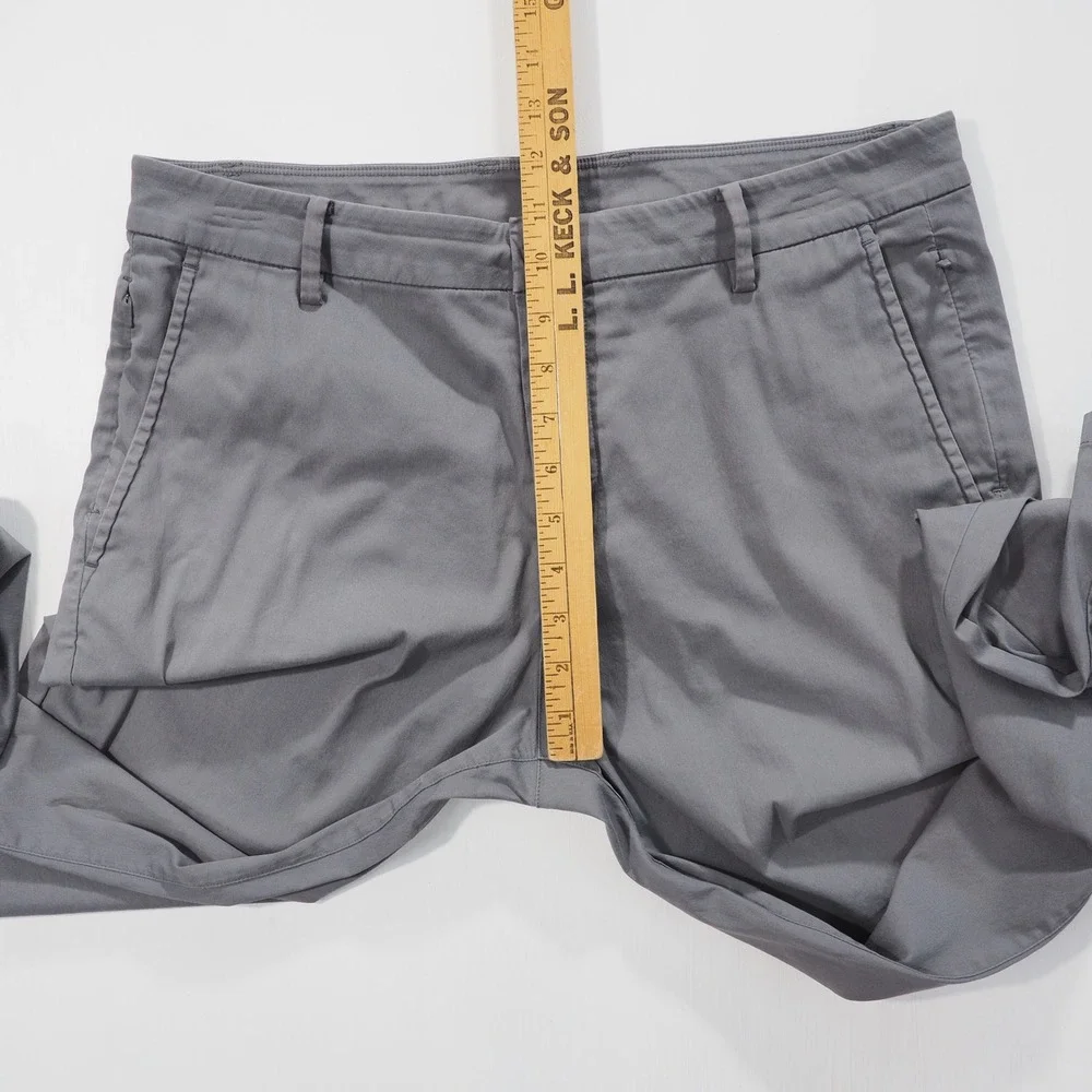 Birddogs Pants Mens 34x32 Gray Boomstick Performance Chino Stretch Casual Modern